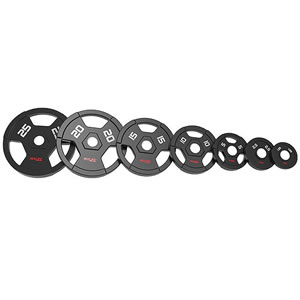 锐飞REOD-R200手抓孔橡胶杠铃片2.5-25KG/套12片155KG
