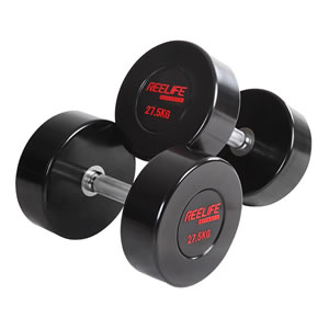 锐飞REDB-P14027.5-50KG PU圆头固定哑铃775KG/套